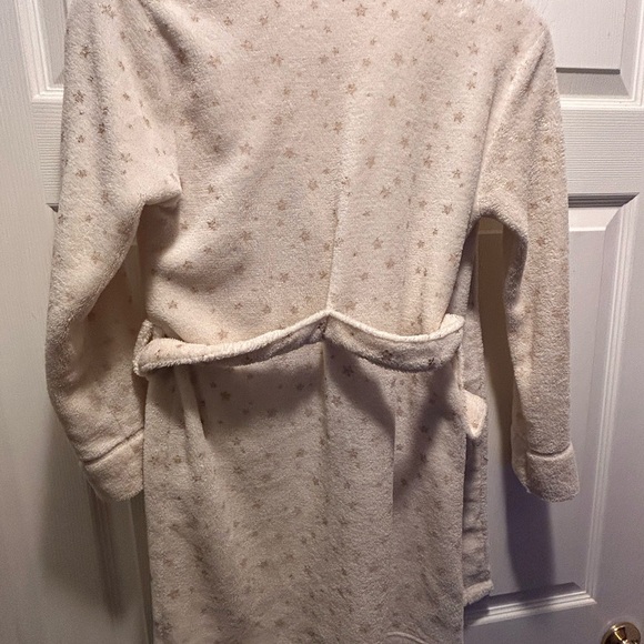 Justice Cream Star-Patterned Children Robe - Picture 5 of 5